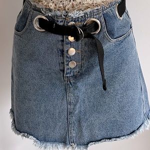 Pre-Loved denim skirt